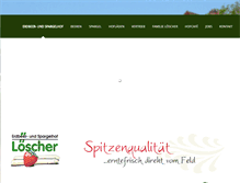 Tablet Screenshot of erdbeer-spargelhof-loescher.de